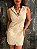 Vestido Curto Alfaiataria Amalfi Bege Claro - Imagem 2