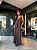 Vestido Midi Alongado Louise Marrom - Imagem 3
