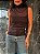 Blusa Tule Amarração Margot Marrom - Imagem 5
