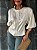 Camisa Cetim Claire Bege Claro - Imagem 6