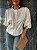 Camisa Cetim Claire Bege Claro - Imagem 3