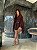 Blusa Bata Transparência Francesca Marrom - Imagem 9