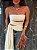 Cropped Amarração Olívia Off White - Imagem 1