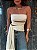 Cropped Amarração Olívia Off White - Imagem 3