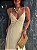 Vestido Longo Odette Bege Claro - Imagem 2