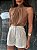 Cropped Gola Alta Jade Marrom Claro - Imagem 3