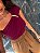 Blusa Nula Manga Laura Vermelho Bordô - Imagem 4