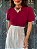 T-shirt Cropped Zoe Vermelho Bordô - Imagem 1