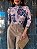 Blusa Tule Estampada Ravello Azul - Imagem 1