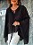 Blusa Bata Transparência Francesca Preta - Imagem 10