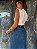 Saia Midi Jeans Escuro Victoria - Imagem 10
