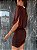 Vestido Curto Tule Valentina Marrom - Imagem 10