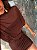 Vestido Curto Tule Valentina Marrom - Imagem 7