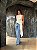 Blusa Drapeada Charlotte Off White - Imagem 4
