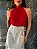 Cropped Gola Alta Jade Vermelho - Imagem 1