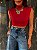 Cropped Gola Alta Victoria Vermelho - Imagem 4