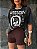 Maxi T-shirt Marie Preto Estonado - Imagem 1