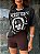 Maxi T-shirt Marie Preto Estonado - Imagem 9