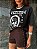 Maxi T-shirt Marie Preto Estonado - Imagem 6