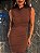 Vestido Midi Dalia Marrom - Imagem 3