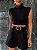 Cropped Gola Alta Victoria Preto - Imagem 3