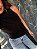 Blusa Drapeada Charlotte Preta - Imagem 3