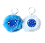 KIT C/6 CHAVEIRO POMPOM CRUZEIRO - Imagem 1