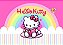 LIVRO DE COLORIR CAPA DURA WIRE-O HELLO KITTY - Imagem 1