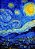CADERNO MÉDIO ESTILO VAN GOGH CAPA DURA SEM PAUTA - Imagem 4