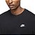 Camiseta Nike Sportswear Club Masculina Preta - Imagem 3