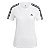 Camiseta Adidas Essentials Slim 3-Stripes Feminina Branca - Imagem 1