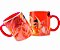 Caneca Cerâmica Alça e Fundo Coloridos Live Sub Pokémon - Evoluções Charmander - Imagem 1