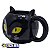 Caneca 3D Artesanal Esmaltada 390ml Gatinho Preto Japonês - Imagem 3