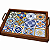 Bandeja de Azulejo - Azulejos Coloridos - Imagem 1