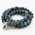 Japamala BRACELETE MALAQUITA AZUL (AZURITA) 108 contas de 8mm com OM - Imagem 3