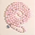 Japamala BRACELETE QUARTZO ROSA 108 contas de 8mm com Flor de Lótus - Imagem 4