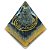 ORGONITE - PIRAMIDE DE PIRITA COM TURMALINA NEGRA 5,5X5,5X6,0 - Imagem 1