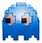 Luminária Fantasma (Azul) em polietileno: Pac-Man Inky- Licenciada - Imagem 4