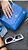Bolsa Claudia Cor Azul - Tamanho P - Imagem 1