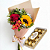 Buquê Encanto do Sol com Ferrero Rocher 12und - Imagem 1