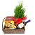 Cesta de Natal com Vinho - Imagem 1