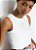 Blusa Regata Camiseta Cropped com  Decote Redondo - Moda Feminina Casual, Festa, ou Passeio - Imagem 4