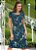 Vestido Midi Manga Curta e Gola Redonda - Moda Feminina - Casual - Evangélica - Festa - Imagem 2