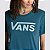 Camiseta Vans Feminina Flying V Crew - Azul - Imagem 3