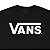 Camiseta Vans Classic Preta/Branca - Black/White - Imagem 2