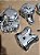 Kit tampas motor twister Cb250 aparti de 2016 a 2022 cromadas - Imagem 2