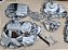 Kit tampas Broz/Fan/Titan/Start 160 2022 a 2024 original cromadas - Imagem 1