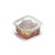 POTE QUADRADO C/ TRAVAS 860ML  15,5X14,5X7,3CM - Imagem 2
