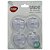KIT 4 PCS GANCHO PAREDE 2KG VENTOSA PLASTICO - Imagem 1
