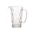 JARRA DE VIDRO SODO-CALCICO C/FIO DE OURO DIAMOND TRANSPARENTE 1L - Imagem 2